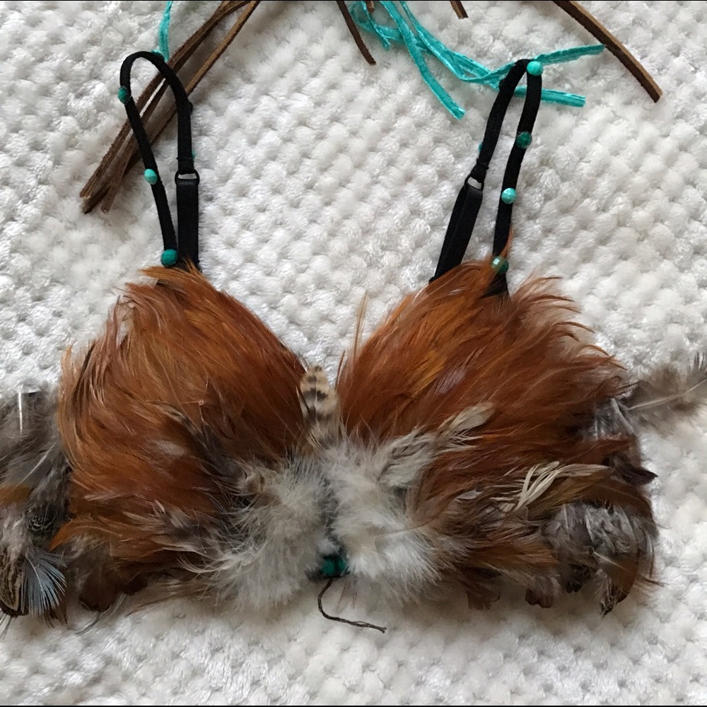 Feather rave bra 34A